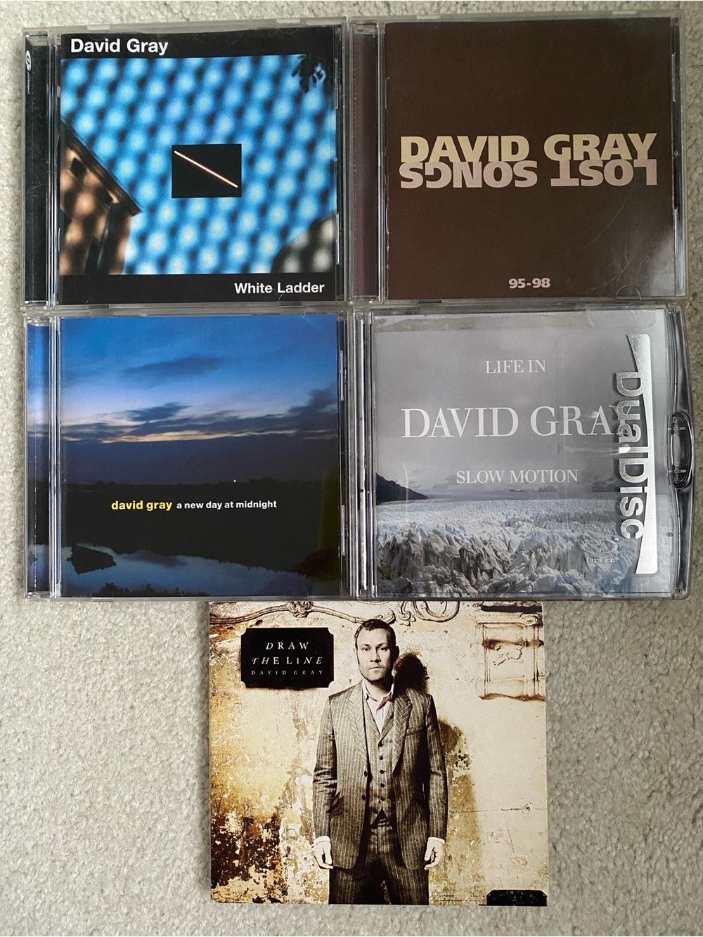 Y2K - David Gray - 5 Compact Discs - 5 CDs